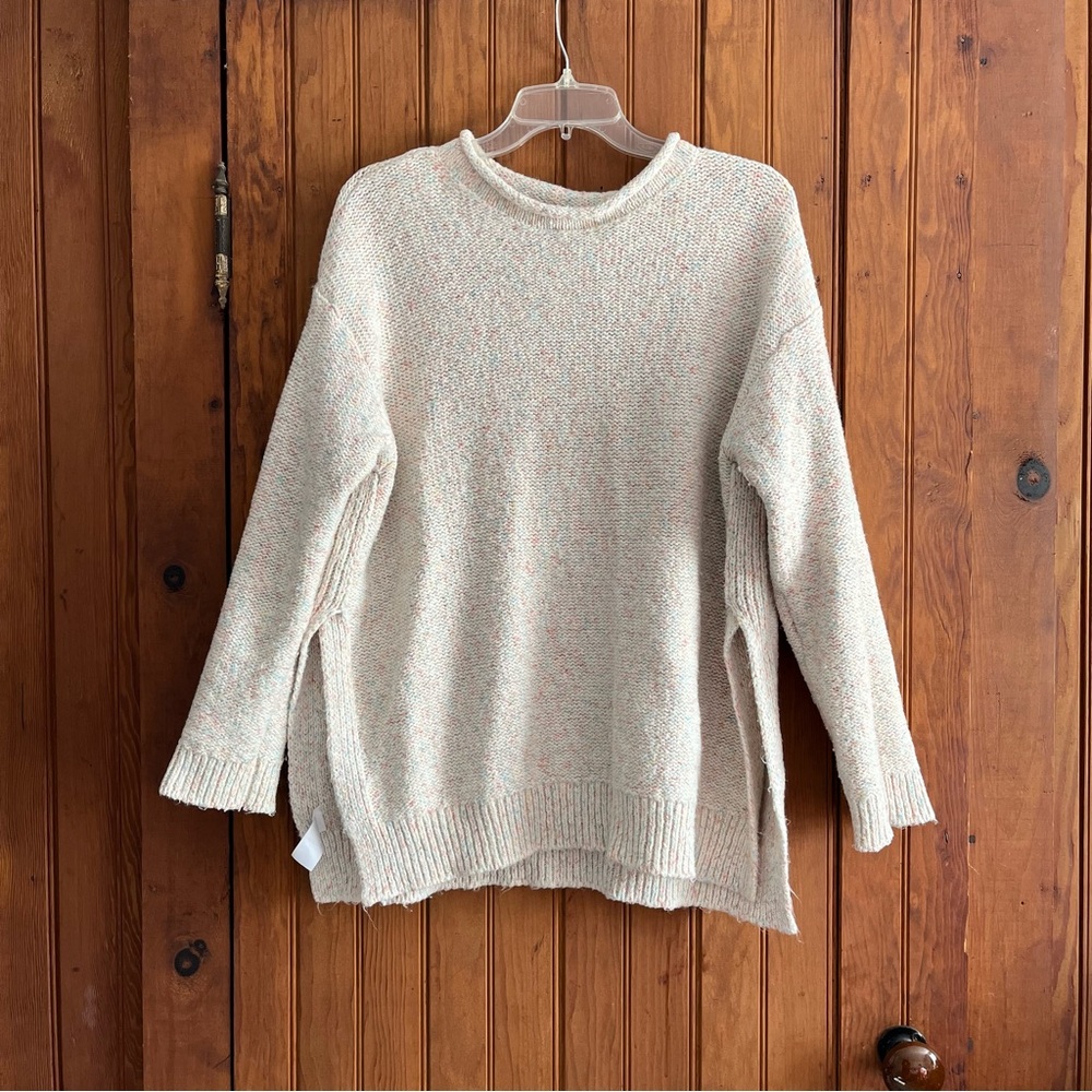 Lou & Grey Cream Knit Sweater